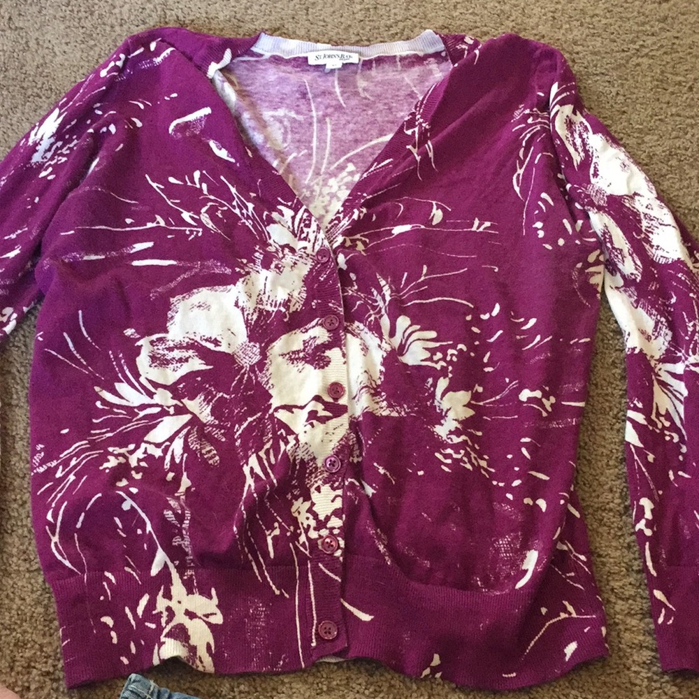 Print cardigan